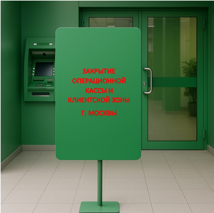 Закрывается Клиентская зона в г. Москва